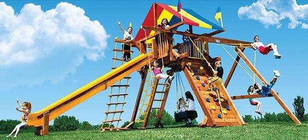 Exclusive Rainbow Swing Set Dealer