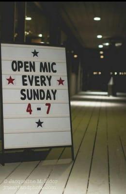 Open mic sundays!