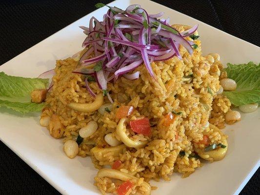 Arroz con mariscos