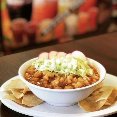 Pozole con Carne de Puerco