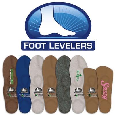 Offering Foot Levelers Stabilizers to help support your chiropractic spinal care and prevent injury.