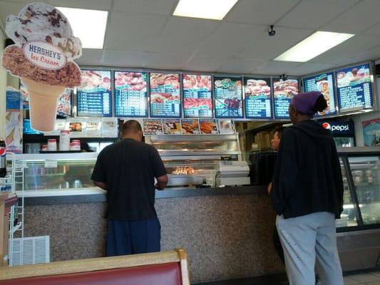 Interior of crowns chicken