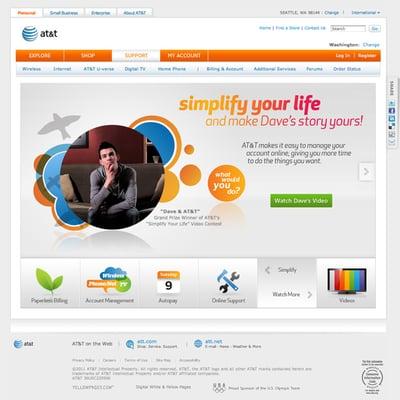 AT&T. "Simplify Your Life" Minisite. Special thanks to: Jesse Doquilo, Joe Cachero, Chris Reckard