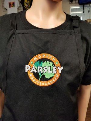 Embroidered Apron