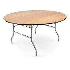 60" Round Table
 $8.00 Day Rental