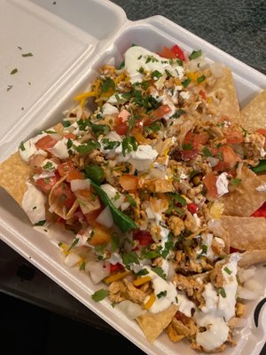 Nachos with Chicken!!!!!