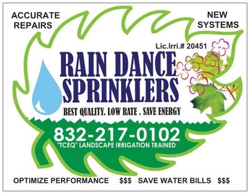 Rain Dance Sprinklers