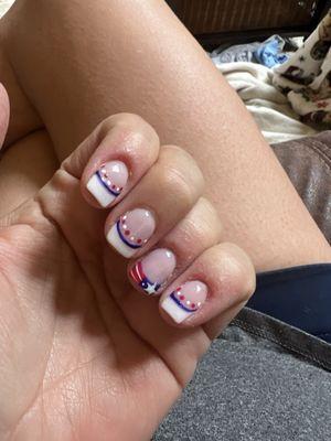 Patriotic nails