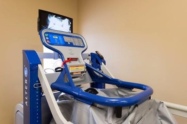 Alter-G Treadmill close-up