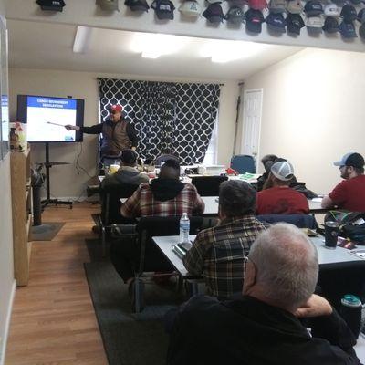 Sage Truck Driving School in classroom instruction.