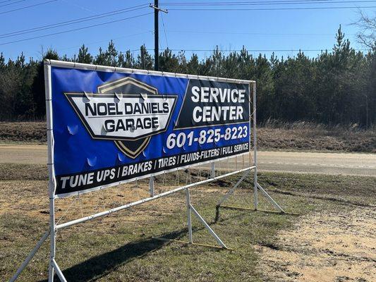 Noel Daniels Garage is now open for Service