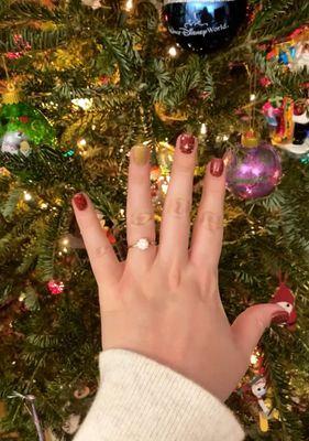 Christmas nails by Kelly!