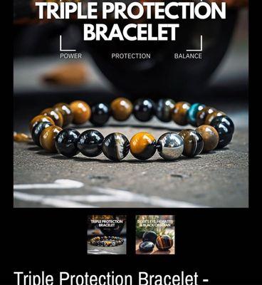 Tripe Protection Bracelet