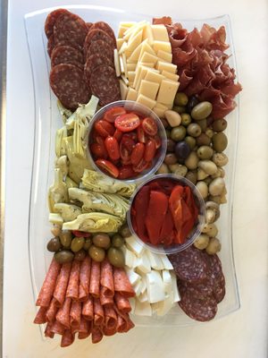 Antipasta platter for the holidays. Don't forget we do catering!!