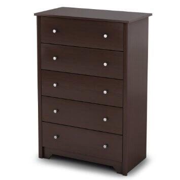 5 drawer chest starting at $79.99