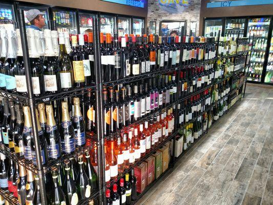 Wine selection is inexpensive. And Vast.