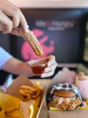 Mini Churros (5 Pack) with Hot Honey