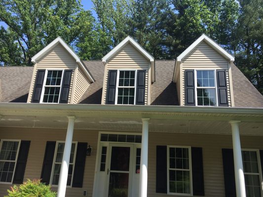 Front and dormers