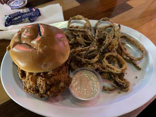 Fried chicken sandwich