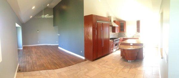 Finished kitchen remodeling project