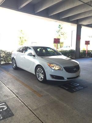 Buick Regal rental car.