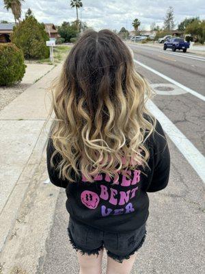 blonde balayage