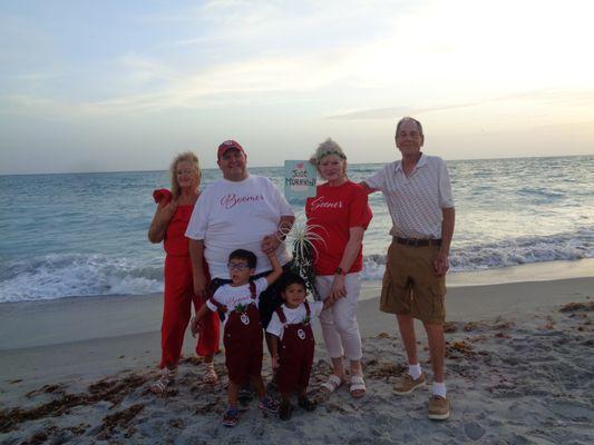 Just Married at Englewood Beach Park.