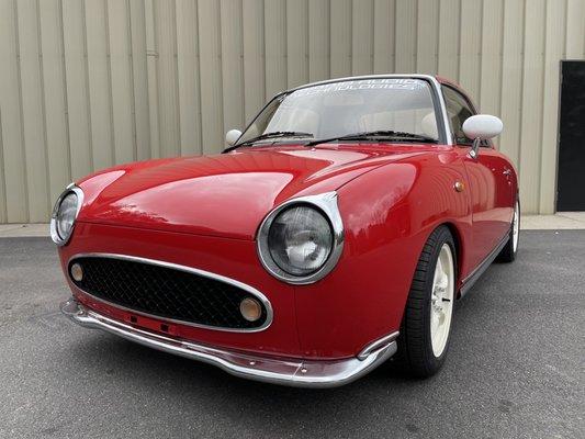 Nissan Figaro show car from Hybrid Audio Technologies.