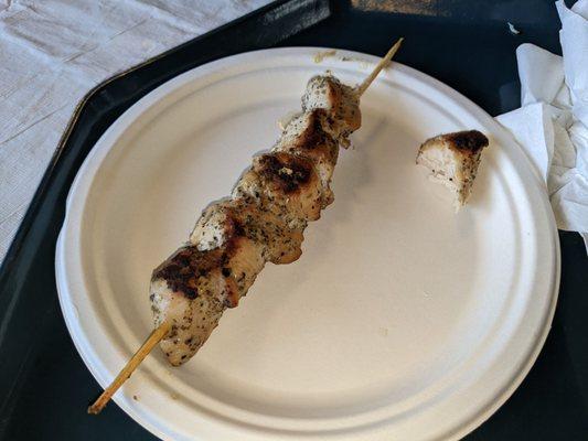 Chicken souvlaki