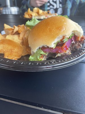 Sweet & spicy burger