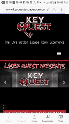 Laser Quest Presents Key Quest Escape Room