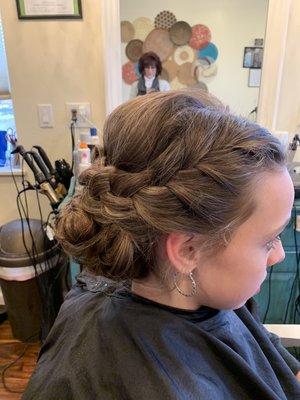 Special Occasion updo.