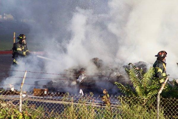 🔥🚒Garbage fire at Sharks Ice (8/16/19)🔥🚒