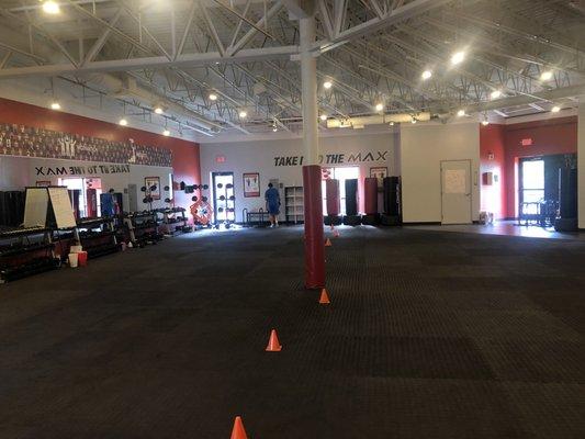 main workout area