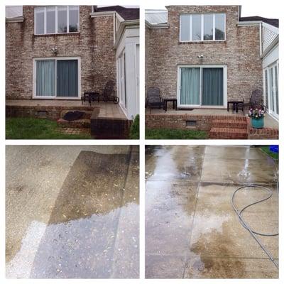 House washing and hard surface cleaning