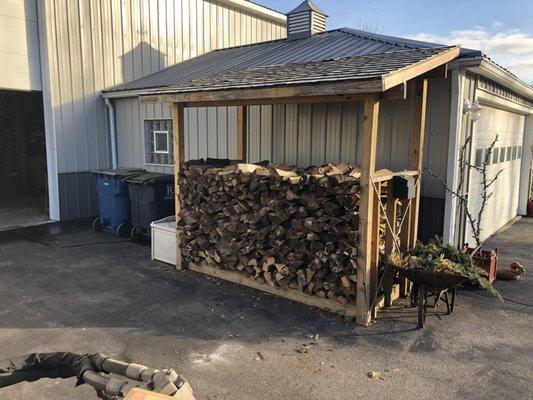 Season firewood For Sale $10.00 per Wheelbarrow