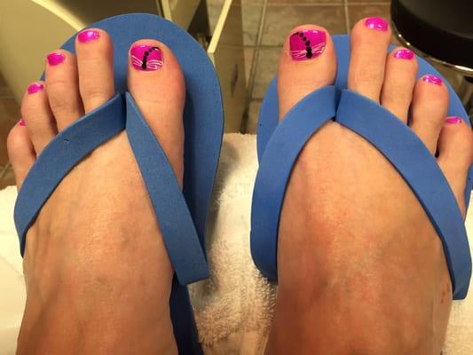 After the luxury pedicure.