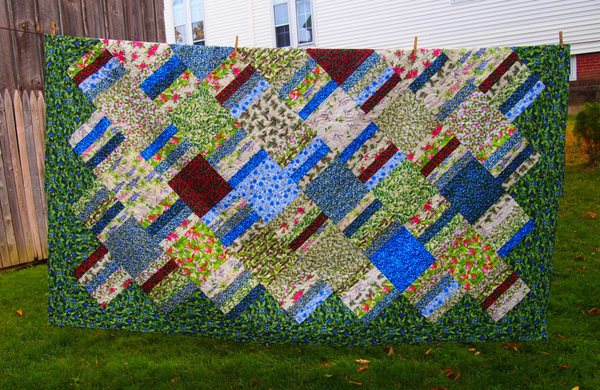 Wildflowers of Maine King size quilt