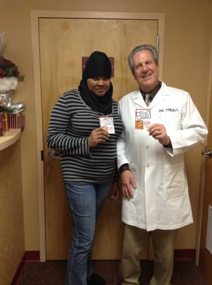 One of our Lucky Winners of the Holiday Give-A-Way $50 Shop Rite Gift Card!!!