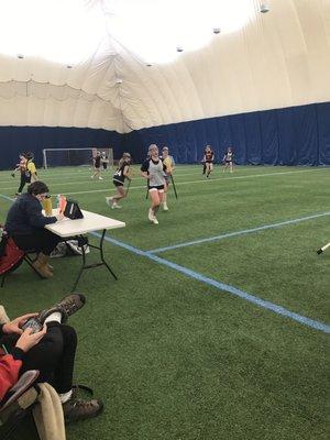 Indoor lacrosse game today