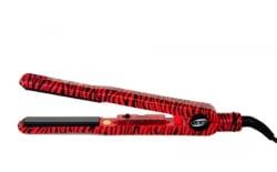 ISO Beauty Red Zebra Hair Straightener - Heats to 450 Degrees at All Girls Beauty