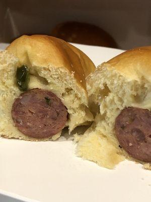 Sausage Link Kolache, small but only $1.35