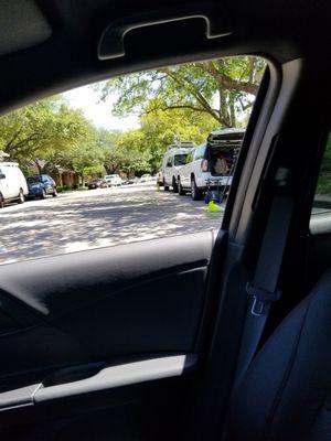 The media are camped out in front of Barbara Bush's neighborhood like vultures...waiting for her to die. Disgraceful!