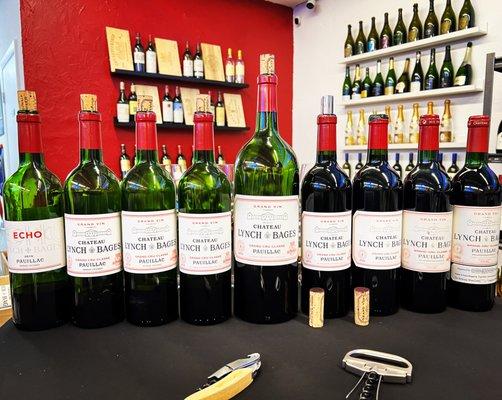 Chateau Lynch Bages vertical tasting