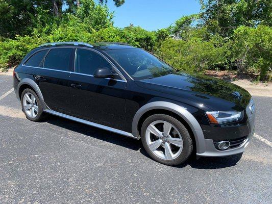 -2014 Audi Allroad -Suntek Ceramic Series Film -NC Legal For A SUV -35% Front Two Doors, -20% Rear Half!