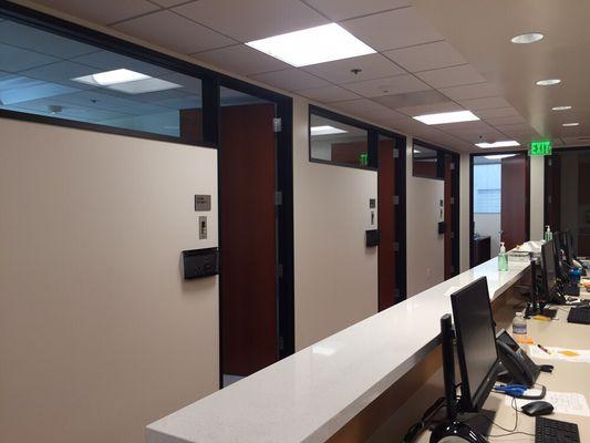 Windows allow natural light to flow throughout clinic