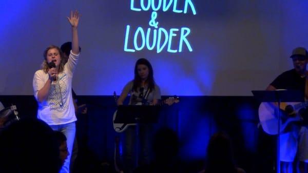 Worship during SHAKEN Youth Conference at Grace Place Austin church!