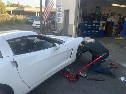 2012 Corvette Low Beam Bulb Replacement.