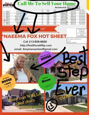 Call me at 213-858-8600 for Naeema Fox