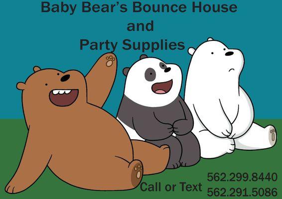 Baby Bear Party Rentals